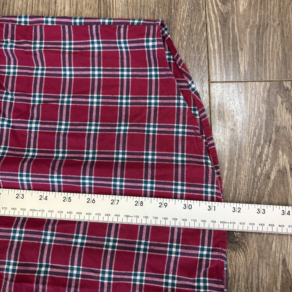 Woolrich Button Down Shirt 2XL Mens Short Sleeve Red‎ Blue Plaid Pocket Casual - Picture 5 of 14
